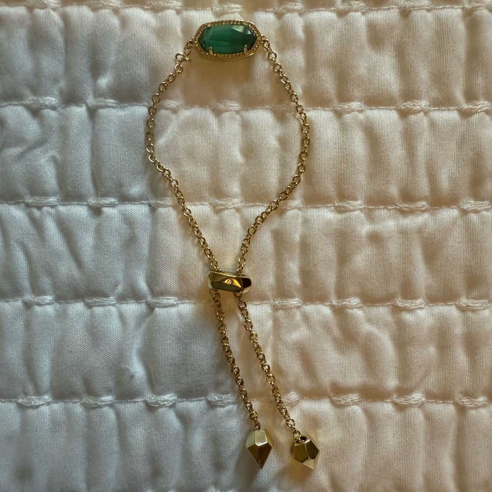 Kendra Scott Elaina Gold Adjustable Chain Bracelet
